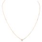 Cartier D’Amour Diamond 18k Rose Gold Necklace Small