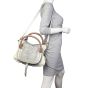 Chloe Marcie Medium Satchel Lizard Embossed