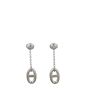 Hermes Farandole Sterling Silver Drop Earrings