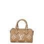 Louis Vuitton Nano Speedy Monogram Empreinte Giant Bicolour