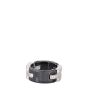 Cartier Maillon Panthere Diamond 18k White Gold Ceramic Ring