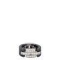 Cartier Maillon Panthere Diamond 18k White Gold Ceramic Ring
