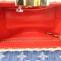 Louis Vuitton x Takashi Murakami Capucines Mini Wicker Monogram Denim Cerises