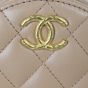 Chanel Coco Crush Round Clutch with Chain