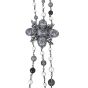 Chanel CC Pearl Bead Marble Resin Multi Strand Long Necklace