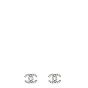 Chanel CC Pearl Stud Earrings