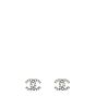 Chanel CC Pearl Stud Earrings