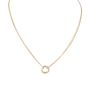 Cartier Trinity 18k Yellow, White & Rose Gold Necklace Mini
