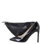Prada Logo Triangle Leather Shoulder Bag