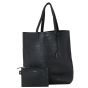Saint Laurent Shopping Tote Croc Embossed