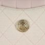 Chanel Camellia Tweed Pearl Chain Flap Bag Vintage