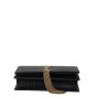 Saint Laurent Kate Tassel Chain Wallet Croc-Embossed
