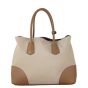 Prada Saffiano Cuir & Canapa Double Bag