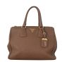 Prada Vitello Daino Double Zip Tote