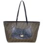 Fendi Zucca Roll Tote Mamma Baguette Print Front