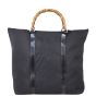Gucci Nylon Bamboo Handle Tote Front
