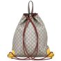 Gucci GG Supreme Neo Vintage Drawstring Backpack Back