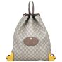 Gucci GG Supreme Neo Vintage Drawstring Backpack Front