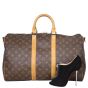 Louis Vuitton Keepall 45 Monogram Bandouliere Shoe