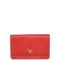 Prada Saffiano Metal Wallet on Strap Front