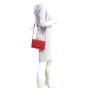 Prada Saffiano Metal Wallet on Strap Mannequin