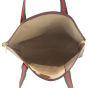 Gucci GG Supreme Plus Web Tote Whole interior