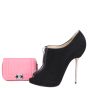Chanel Boy Chevron Zip Coin Purse Shoe