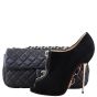 Chanel East West Valentine Flap Bag Shoe