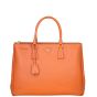 Prada Saffiano Lux Galleria Double Zip Tote Medium Front