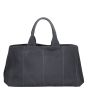 Prada Studded Canapa Tote Back