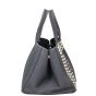 Prada Studded Canapa Tote Side