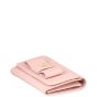 Prada Saffiano Lux Bow Wallet on Strap Corner