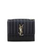 Saint Laurent Vicky Wallet on Chain Front