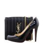 Saint Laurent Vicky Wallet on Chain Shoe