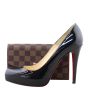 Louis Vuitton Croisette Wallet on Chain Damier Ebene Shoe