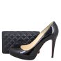 Chanel CC Quilted Yen Wallet Shoe