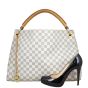 Louis Vuitton Artsy MM Damier Azur Shoe