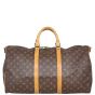 Louis Vuitton Keepall 50 Bandouliere Monogram Front