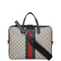Gucci GG Supreme Web Briefcase Front
