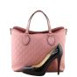 Gucci Guccissima Linea A Bee Foldover Tote Shoe