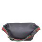 Gucci Retro Print Leather Belt Bag Back