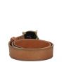 Gucci Leather Belt with Feline Head Back