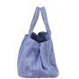 Prada Canapa Logo Tote Denim Side