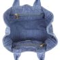 Prada Canapa Logo Tote Denim Whole interior