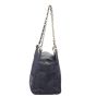 Chanel CC Canvas Chocolate Bar Chain Shoulder Bag Side