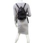 Saint Laurent Toy Embroidered Logo Leather Backpack Mannequin