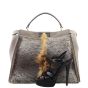 Fendi Fox & Nutria Fur Peekaboo Large Shoe
