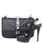 Valentino Glam Lock Medium Shoulder Bag Shoe