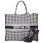 Dior Houndstooth Book Tote Shoe