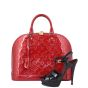 Louis Vuitton Alma MM Monogram Vernis Shoe
